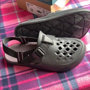 Chaco Black Sandals with Adjustable Strap and Breathable Design